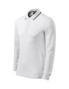 Koszulka polo męska Contrast Stripe LS
