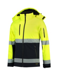 Softshell kurtka unisex Bi-color EN ISO 20471 Softshell